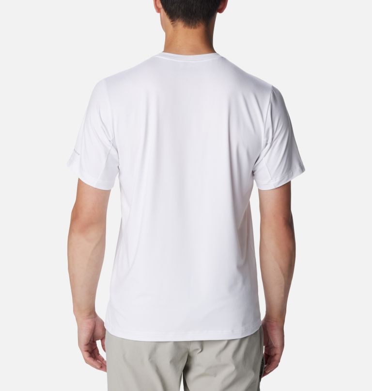 Thumbnail: Men's Tech Trail Crew Neck Shirt II, Color: White, image 2