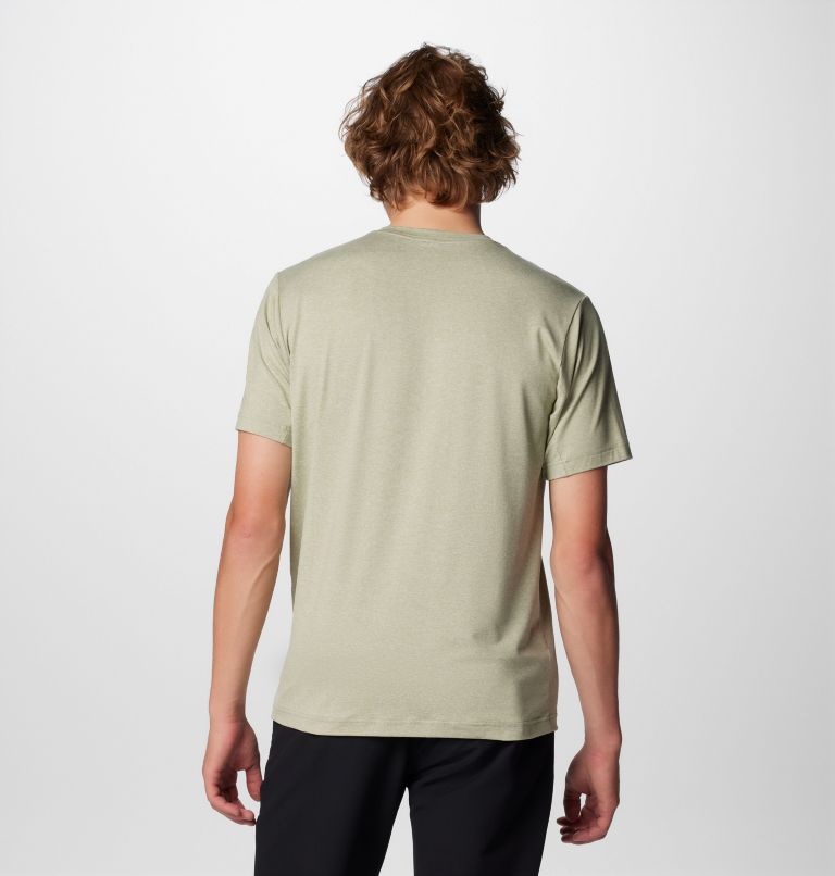 Haut à col rond Tech Trail II pour homme, Color: Safari Heather, image 2