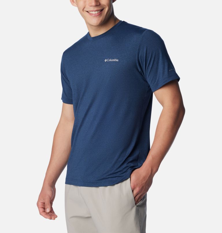 Tech Trail Crew Neck II, Color: Collegiate Navy Heather, image 5