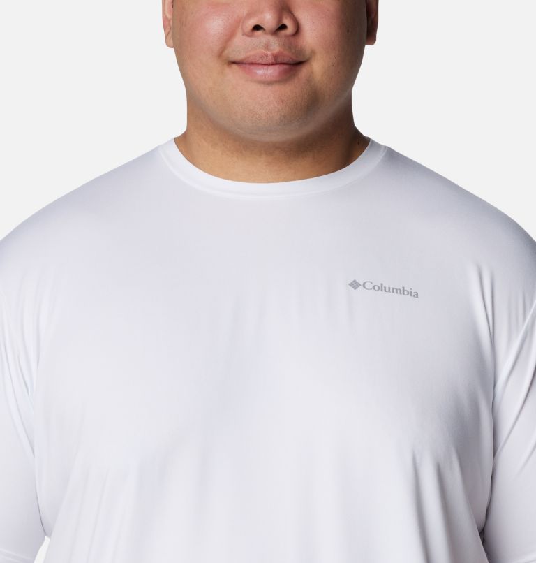 Men's Tech Trail Crew Neck Shirt II - Big, Color: White, image 4