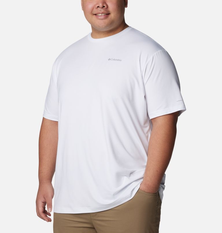 Haut à col rond Tech Trail II pour homme – Tailles fortes, Color: White, image 5