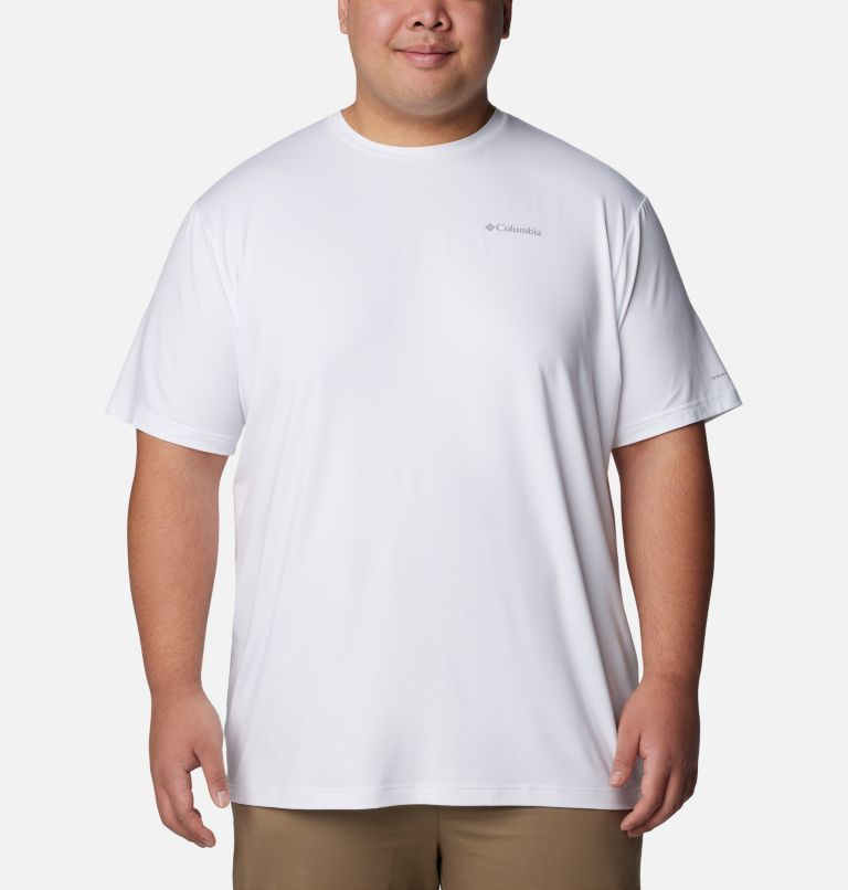 Men's Tech Trail Crew Neck Shirt II - Big, Color: White, image 1