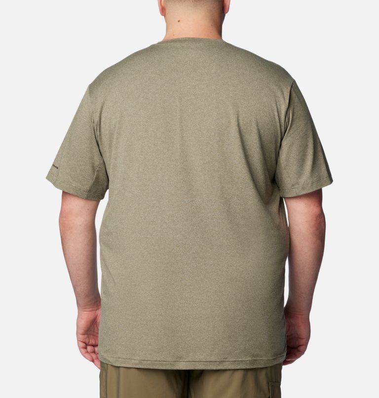 Haut à col rond Tech Trail II pour homme – Tailles fortes, Color: Stone Green Heather, image 2