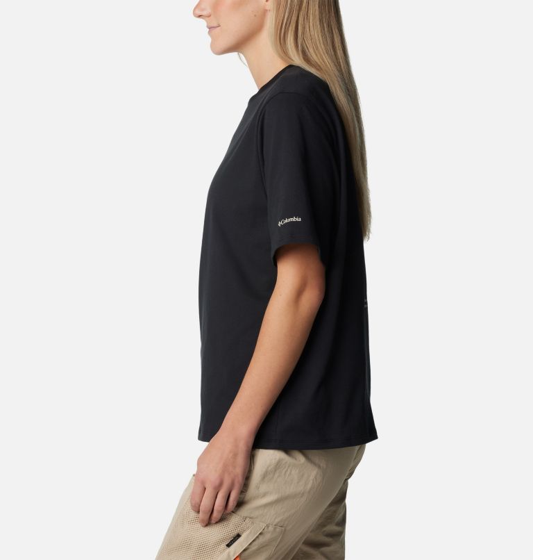 Women's Alpine Way II Technical Graphic T-Shirt, Color: Black, Branded Jumble, image 3