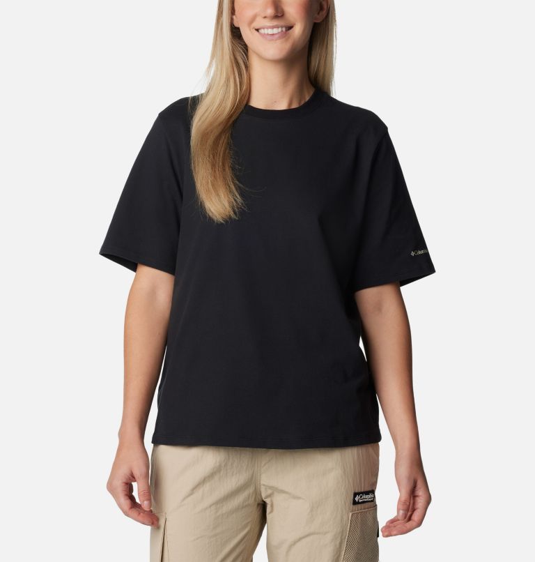 Women's Alpine Way II Technical Graphic T-Shirt, Color: Black, Branded Jumble, image 2