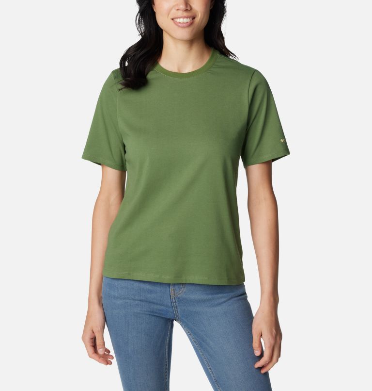 Women's Alpine Way II Technical Graphic T-Shirt, Color: Canteen, Branded Jumble, image 2