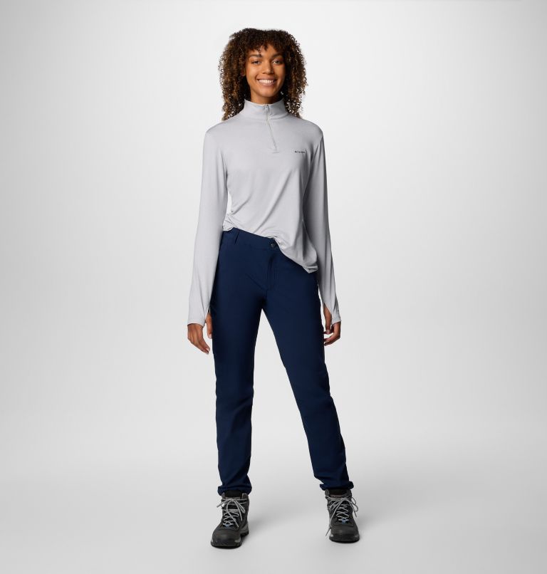 Women's Back Beauty 2.0 Softshell Hiking Trousers, Color: Collegiate Navy, image 3