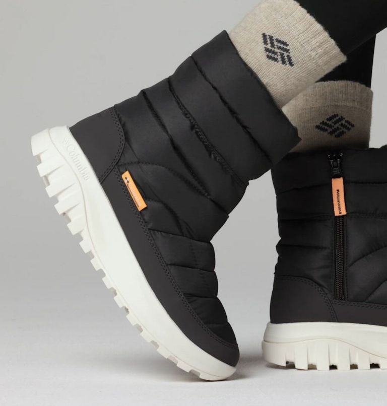 Women's Snowtrot Mid Boot, Color: Shark, Peach
