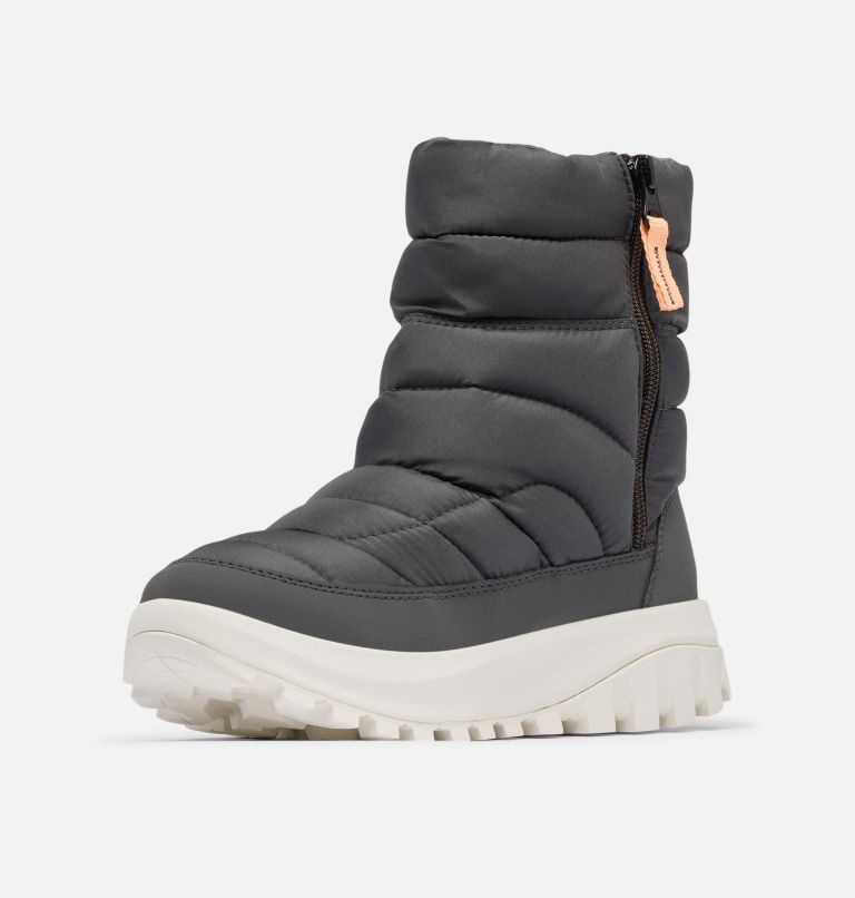 Women's Snowtrot Mid Boot - Wide, Color: Shark, Peach, image 7