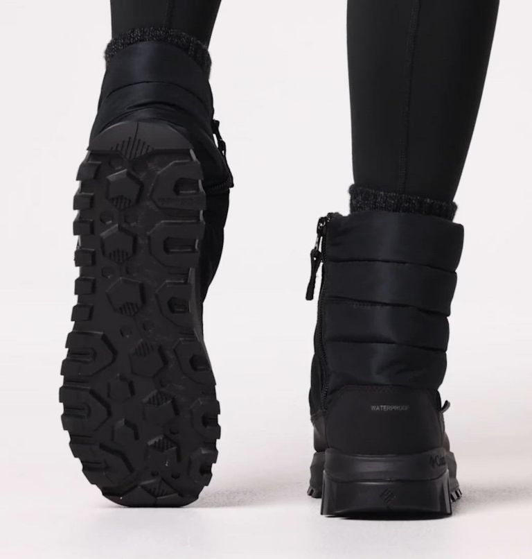 Women's Snowtrot Mid Boot - Wide, Color: Black, Titanium II