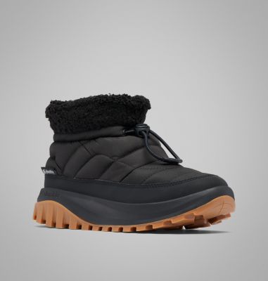 Women's Snowtrot Shorty Winter Boot, Color: Black, Sea Salt, image 3