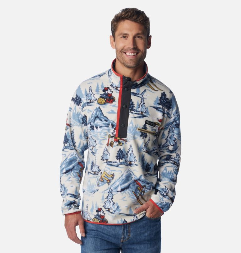 Men's Disney100 Half Snap Fleece