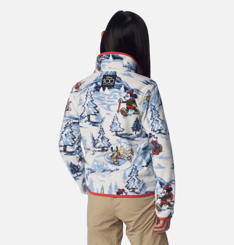 Forro polar Disney100 con cierre medio para niño, Color: Snowcap, image 7