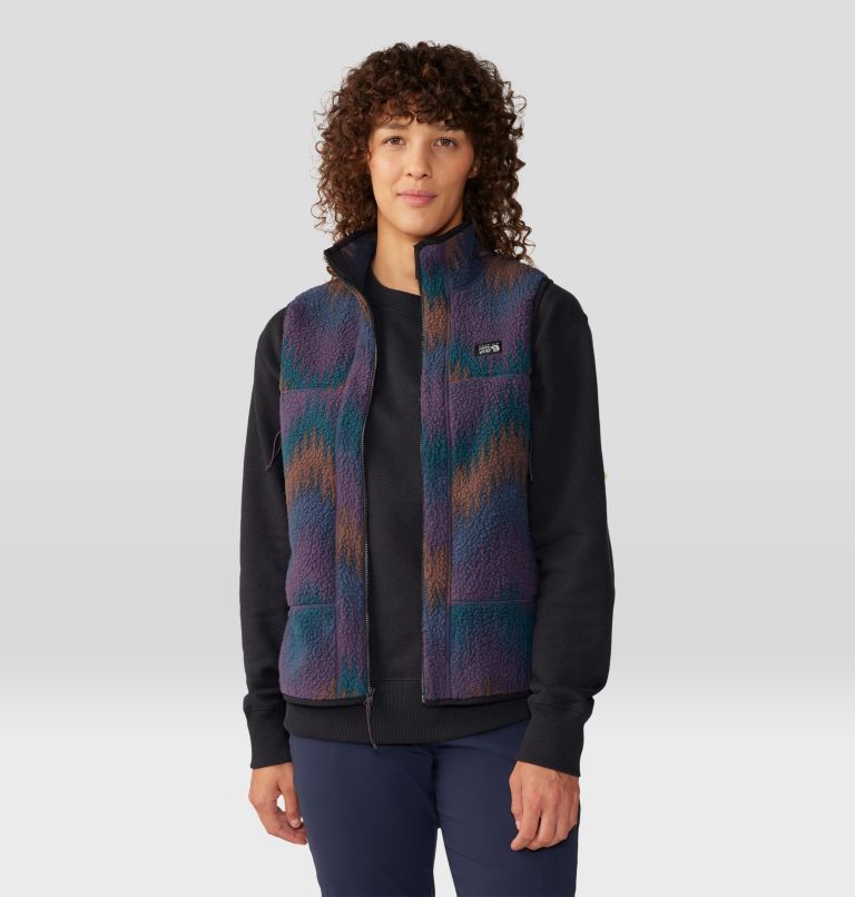 Women s HiCamp Fleece Printed Vest Mountain Hardwear