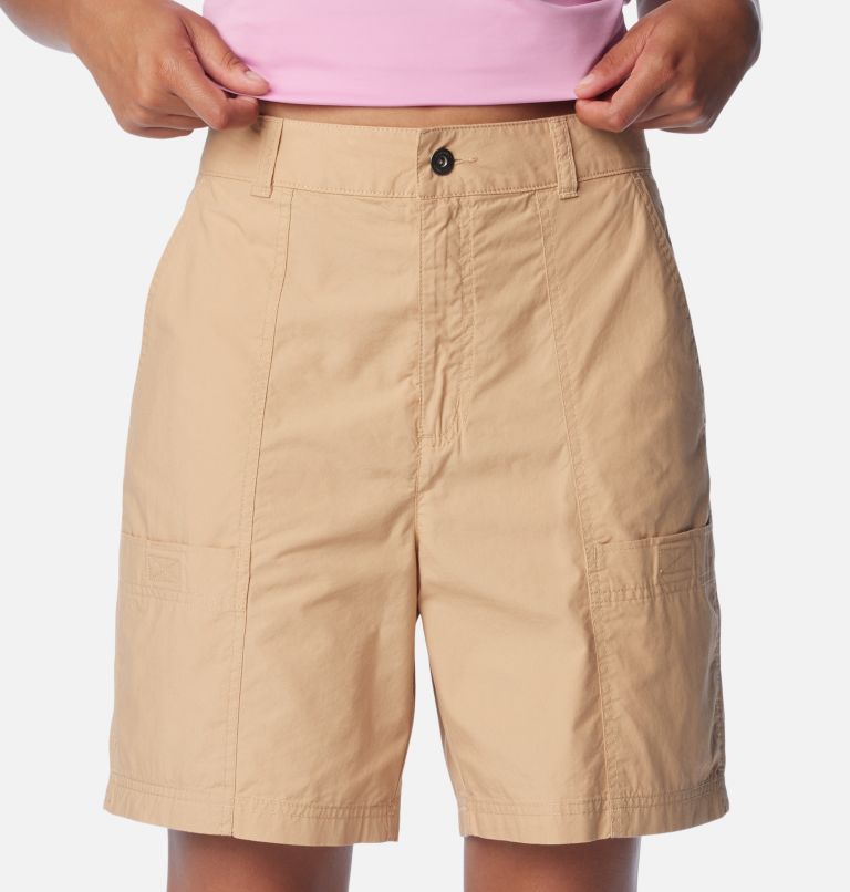 Women's Holly Hideaway Washed Out Bermuda Shorts, Color: Canoe, image 4