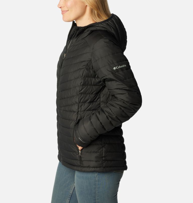 Manteau à capuchon Slope Edge pour femmes, Color: Black, image 3