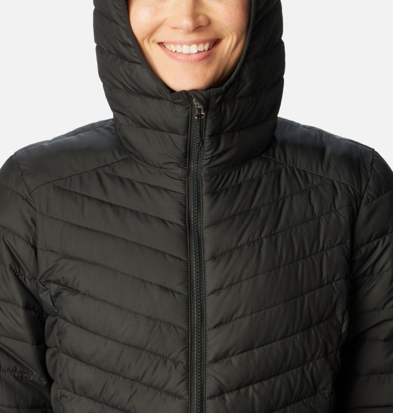 Women's Slope Edge Hooded Jacket, Color: Black, image 4