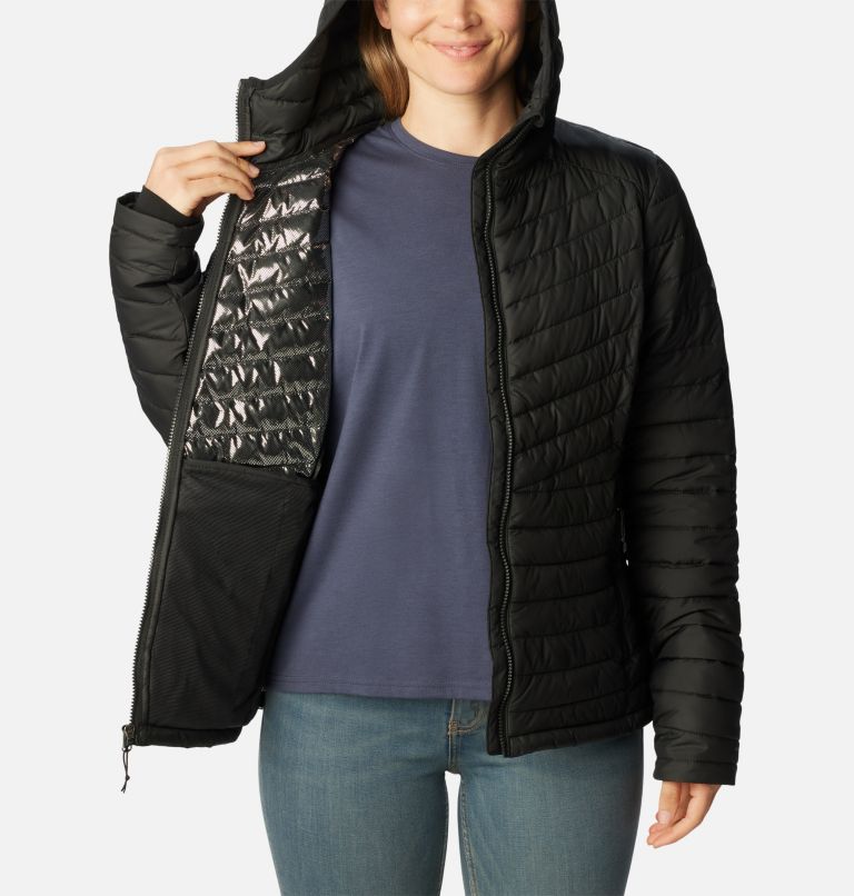 Thumbnail: Women's Slope Edge Hooded Jacket, Color: Black, image 5