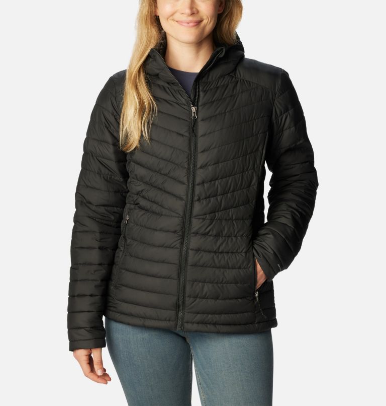 Thumbnail: Manteau à capuchon Slope Edge pour femmes, Color: Black, image 1