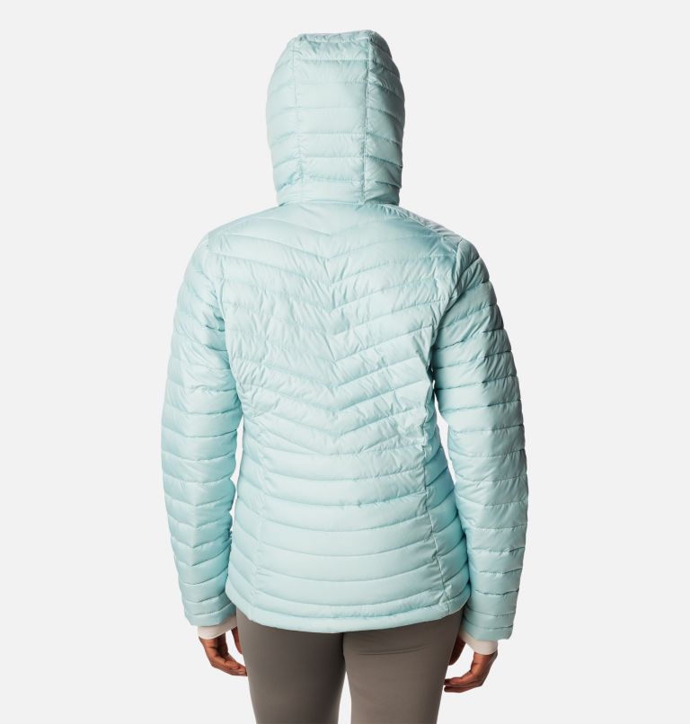 W Slope Edge Hooded Jacket | 321 | XL, Color: Aqua Haze, image 2