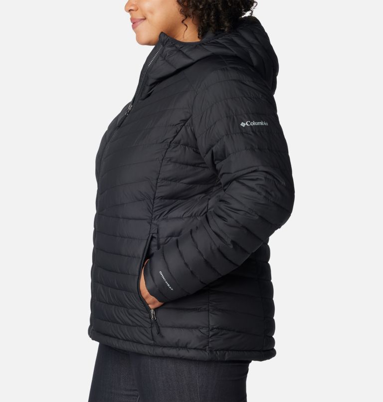 Women's Slope Edge Hooded Jacket - Plus Size, Color: Black, image 3
