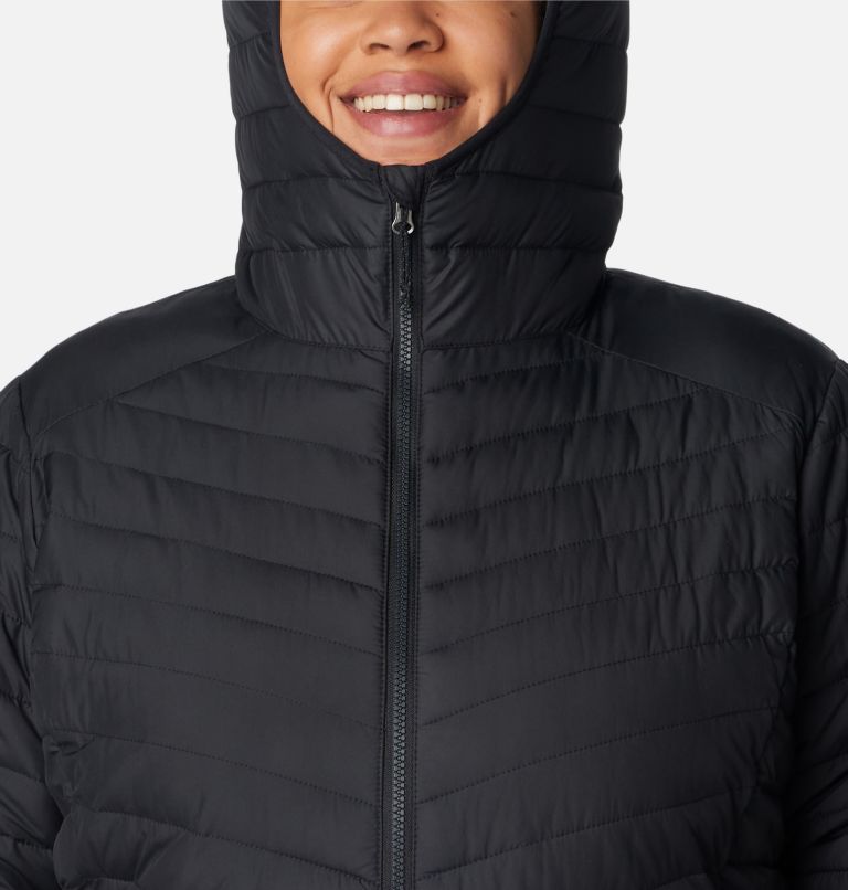 Thumbnail: Women's Slope Edge Hooded Jacket - Plus Size, Color: Black, image 4