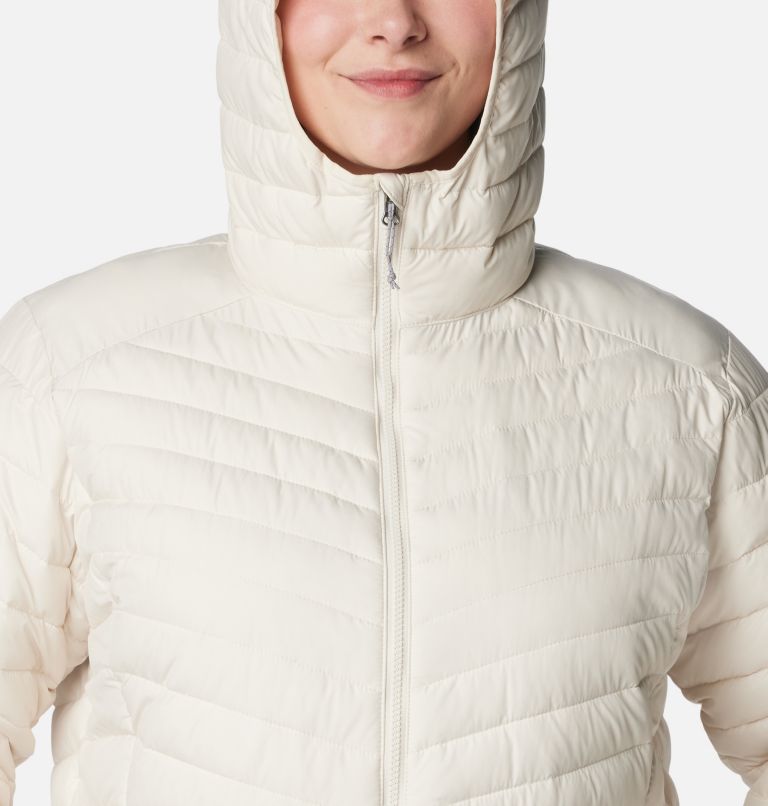 Manteau à capuchon Slope Edge pour femmes – Grandes tailles, Color: Chalk, image 4