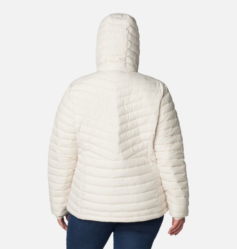 Manteau à capuchon Slope Edge pour femmes – Grandes tailles, Color: Chalk, image 2