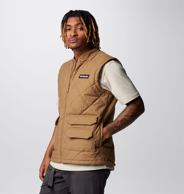 Men's Rad Padded Vest, Color: Delta, image 4