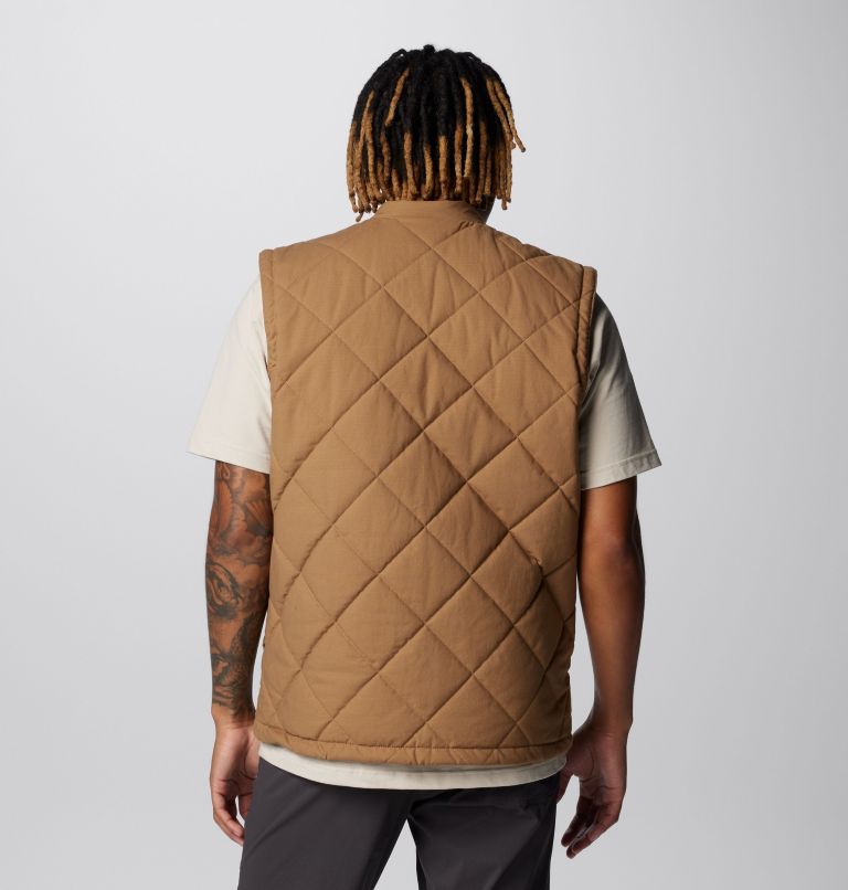 Men's Rad Padded Vest, Color: Delta, image 2