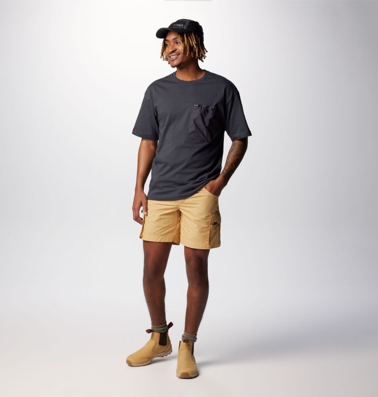 Men's Landroamer Pocket T-Shirt, Color: Shark, image 3