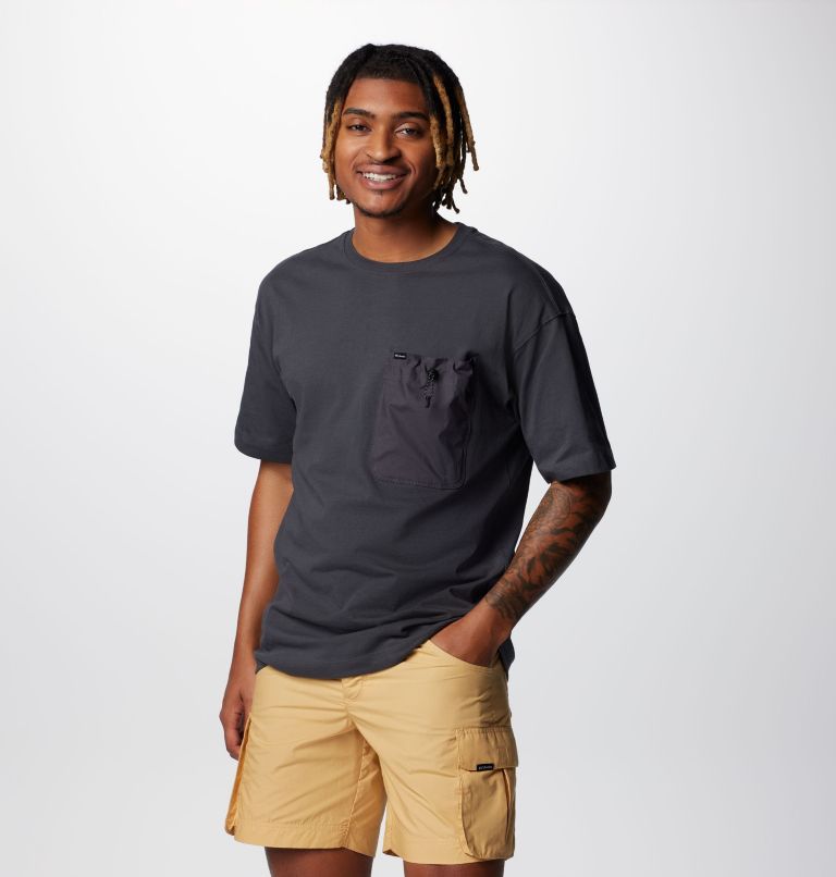 Men's Landroamer Pocket T-Shirt, Color: Shark, image 1