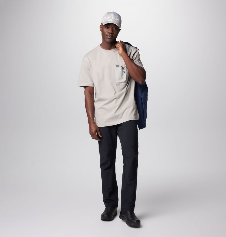Men's Landroamer Pocket T-Shirt, Color: Flint Grey, image 3