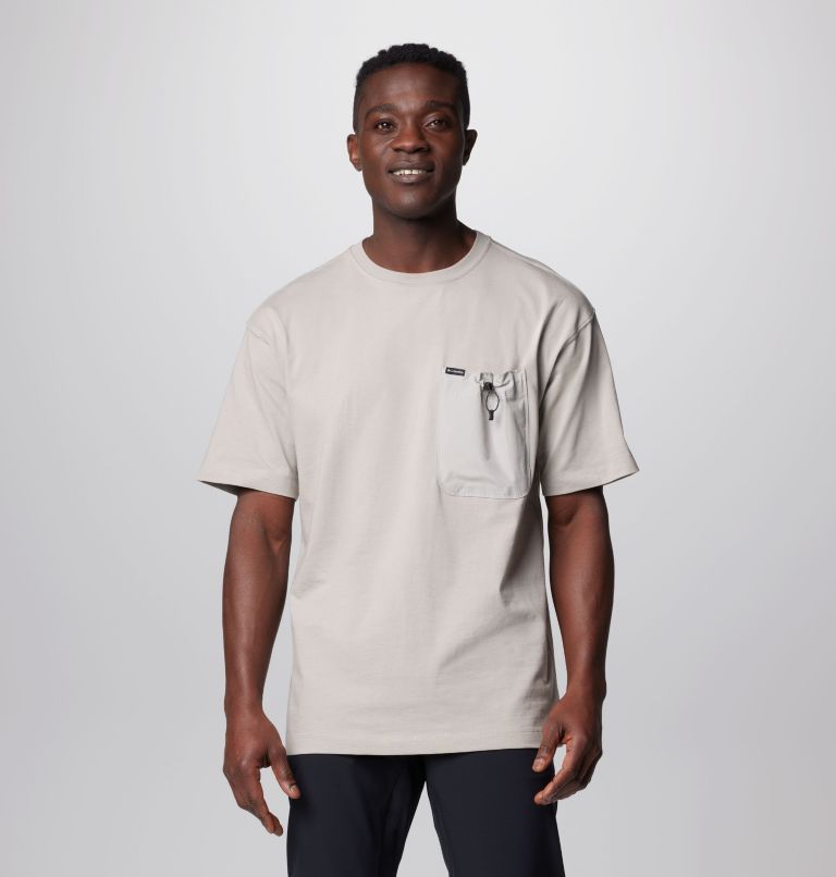 Thumbnail: Men's Landroamer Pocket T-Shirt, Color: Flint Grey, image 1