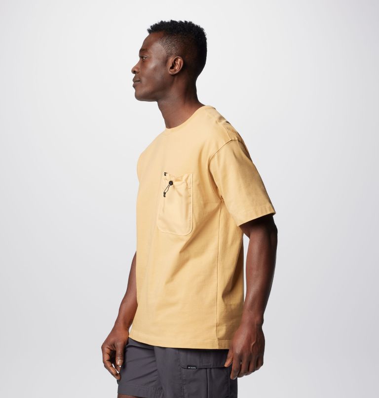 Men's Landroamer Pocket T-Shirt, Color: Light Camel, image 4