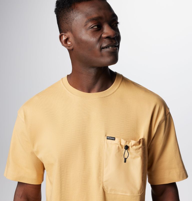 Men's Landroamer Pocket T-Shirt, Color: Light Camel, image 5