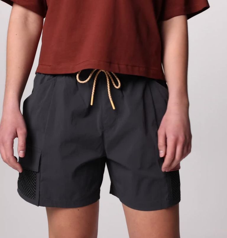 Painted Peak Shorts für Frauen, Color: Shark, Pink Agave