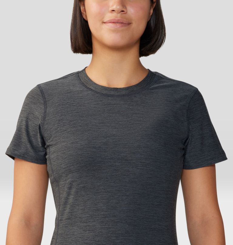 Women's Chillaction Short Sleeve, Color: Black Heather, image 4