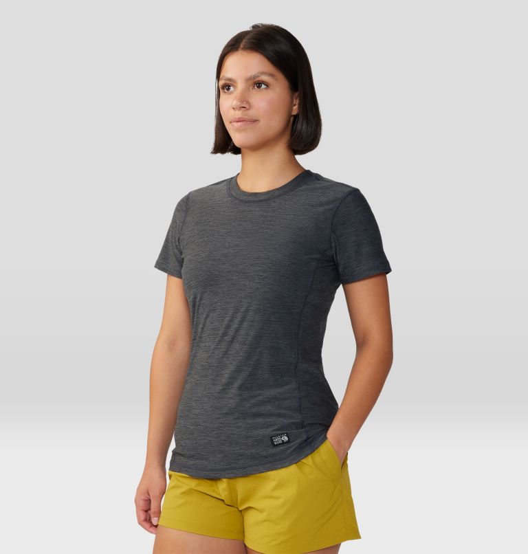Women's Chillaction Short Sleeve, Color: Black Heather, image 5
