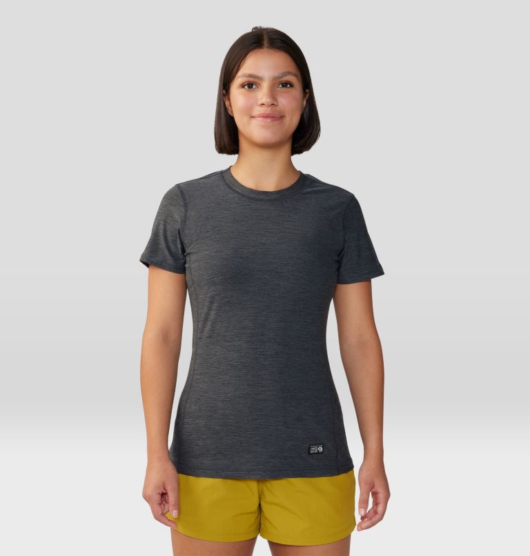 Women's Chillaction Short Sleeve, Color: Black Heather, image 6