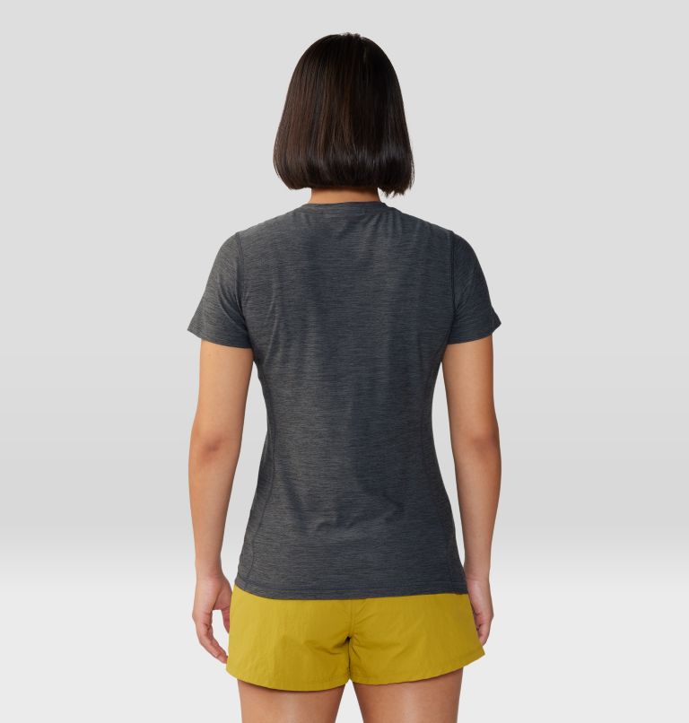 Women's Chillaction Short Sleeve, Color: Black Heather, image 2