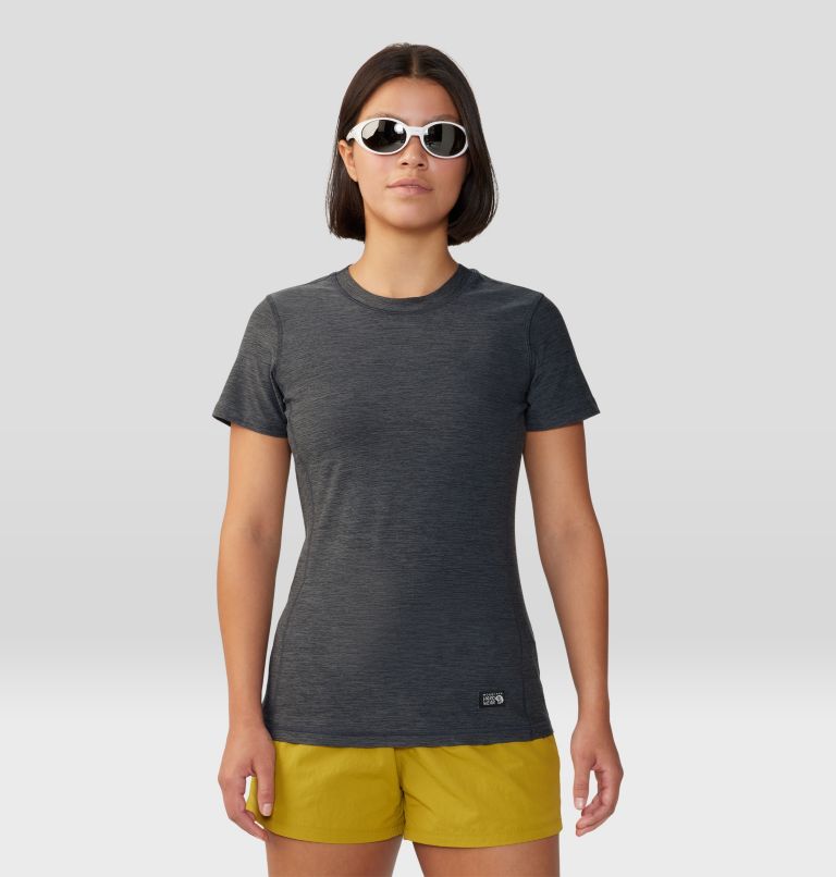 Women's Chillaction Short Sleeve, Color: Black Heather, image 1