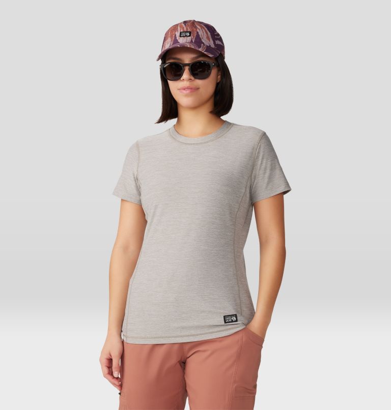 Women's Chillaction Short Sleeve, Color: Dunes Heather, image 5