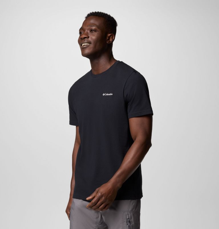 Men's Hageman Graphic Technical T-Shirt, Color: Black, Heavenly Horizons, image 3
