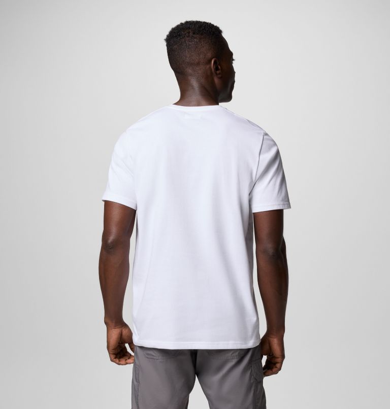 Men's Hageman Graphic Technical T-Shirt, Color: White, Hike On, image 2