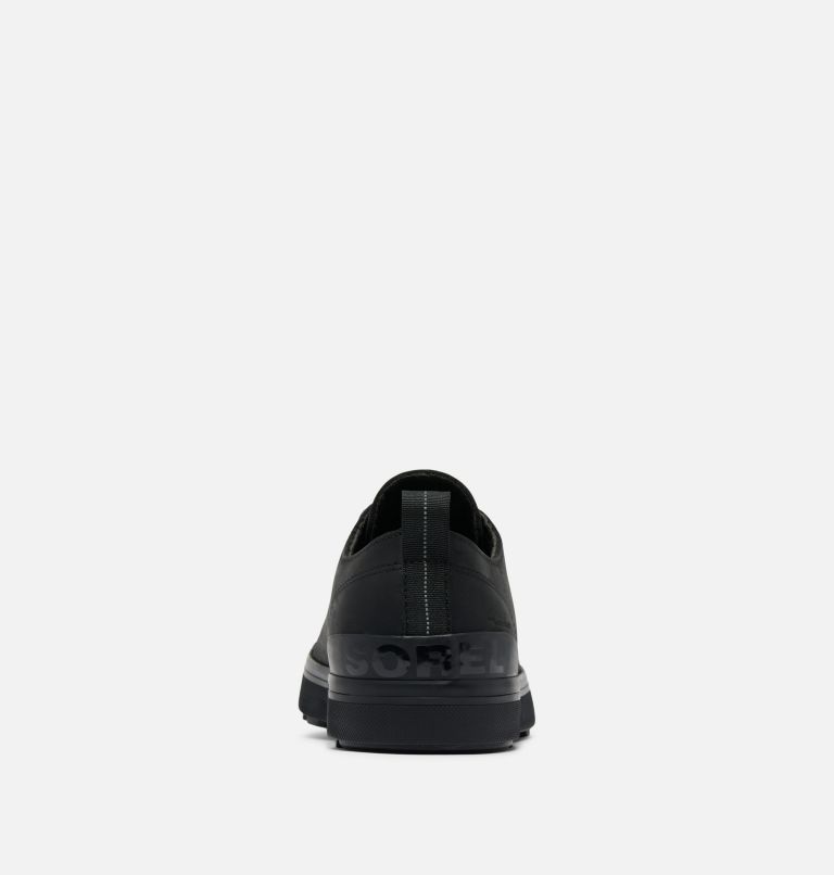 SOREL METRO II Low Men's Waterproof Sneaker, Color: Black, Sea Salt, image 3