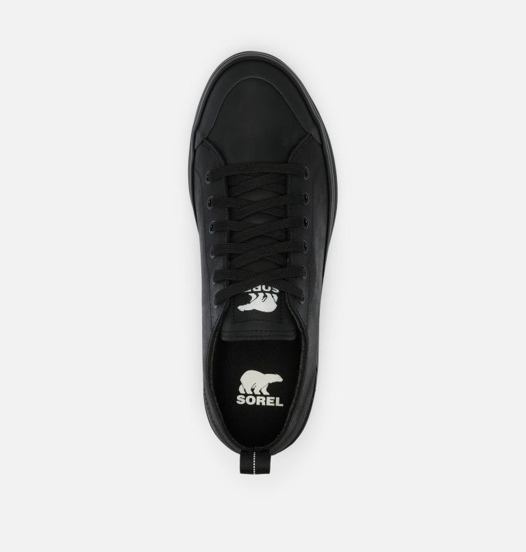 SOREL METRO II Low Men's Waterproof Sneaker, Color: Black, Sea Salt, image 4