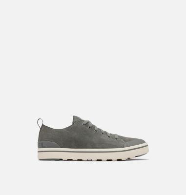 SOREL METRO II Low Men's Waterproof Sneaker, Color: Quarry, Chalk