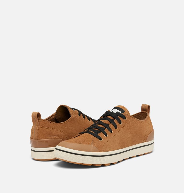SOREL METRO II Low Men's Waterproof Sneaker, Color: Elk,Chalk, image 9