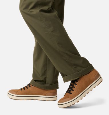 SOREL METRO II Low Men's Waterproof Sneaker, Color: Elk,Chalk